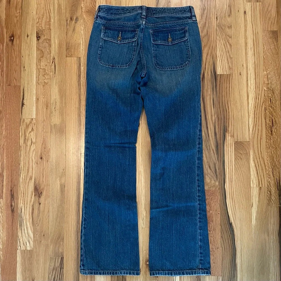 Vintage Y2K 90s Ralph Lauren Low / Mid Rise Flare Boot Cut Denim Jeans Sz 2 - Picture 5 of 6